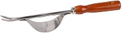GRINDA 330 мм, нержавеющая сталь, деревянная ручка, корнеудалитель (8-421146)8-421146_z01