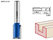 ЗУБР 12x19мм, хвостовик 8мм, фреза пазовая прямая с нижними подрезателями28755-12-19