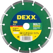 DEXX MULTI UNIVERSAL 180 мм (22.2 мм, 7х2.2 мм), алмазный диск (36701-180)36701-180_z01
