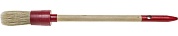 STAYER UNIVERSAL 20 мм, пластмассовый корпус, светлая натуральная щетина, деревянная ручка, Круглая кисть, MASTER (0141-20)0141-20