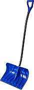 ЗУБР СИБИРЬ, ширина 500 мм, пластиковая, со стальной планкой, эргономичный алюминиевый черенок, V-ручка, снеговая лопата, ПРОФЕССИОНАЛ (39925)39925