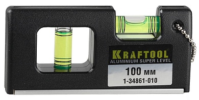 KRAFTOOL Mini-Pro 100 мм, Магнитный компактный уровень (1-34861-010)1-34861-010
