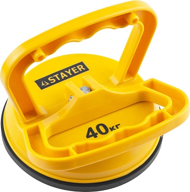STAYER MAXLift 40 кг, Одинарный пластмассовый стеклодомкрат, MASTER (33718-1)33718-1