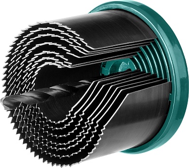 KRAFTOOL 7шт(25-62/42мм) кольцевая пила по дереву, сегментная, наборная: 25-32-38-45-50-56-62х42 мм29580-H7-42