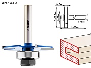 ЗУБР 50,8x2мм, хвостовик 8мм, фреза горизонтально-пазовая28757-50.8-2