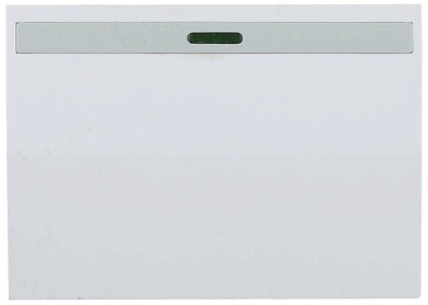 СВЕТОЗАР Эффект, без вставки и рамки, Одноклавишный выключатель (SV-54438-W)SV-54438-W