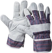 STAYER р.XL комбинированные кожаные из спилка, рабочие перчатки (1130-XL)1130-XL