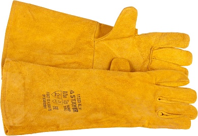 STAYER 400 мм, для сварки и тяжелых механических работ, с подкладкой, Термостойкие краги, PROFESSIONAL (11333-XL)11333-XL_z01