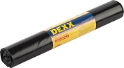 DEXX 120 л, 10 шт, чёрные, мусорные мешки (39151-120)39151-120