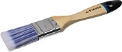 STAYER AQUA 38 мм, 1,5″ искусственная щетина, деревянная ручка для воднодисперсионных и акриловых ЛКМ, Плоская кисть, EURO (01062-038)01062-038