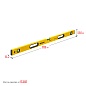 STAYER Leader 1200 мм, Строительный фрезерованный уровень (3466-120)