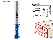 ЗУБР 9.5x10мм, высота 5мм, фреза пазовая Т-образная №128749-9.5-48