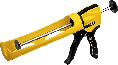 STAYER 310 мл антикапельная система, Полукорпусной пистолет для герметика, PROFESSIONAL (06690)06690