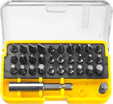 STAYER с магнитным адаптером 32 шт, Набор бит (26135-H32)26135-H32