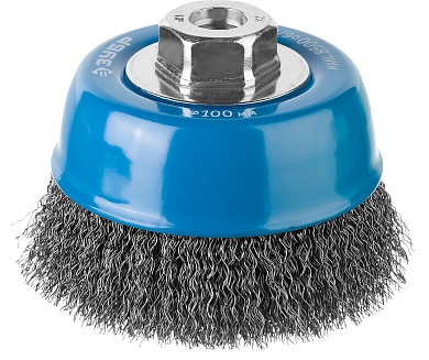 ЗУБР 100 мм, витая стальная проволока, 0.3 мм, Щетка чашечная, Профессионал (35261-100)35261-100_z02
