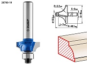 ЗУБР 19x7мм, радиус 3,2мм, фреза кромочная калевочная №128700-19