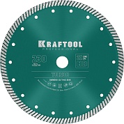 KRAFTOOL TURBO 230 мм (22.2 мм, 10х2.8 мм), алмазный диск (36682-230)36682-230