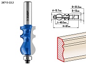 ЗУБР 22.2x41мм, хвостовик 12мм, фреза кромочная фигурная №228713-22.2