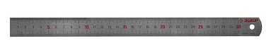 ЗУБР длина 0,30 м, Усиленная нержавеющая линейка (34280-0.9-030)34280-0.9-030