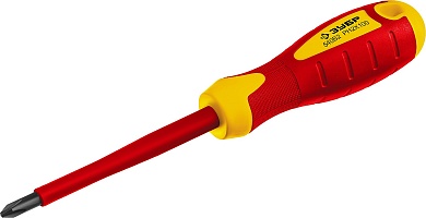 ЗУБР Электрик PH2х100 мм, Диэлектрическая отвёртка, Профессионал (25262-2-100)25262-2-100_z01