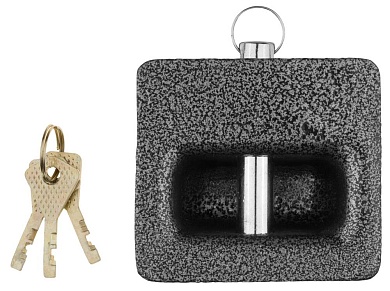 ЗУБР 85 х 80 мм, повышенной защищенности дисковый механизм секрета, навесной замок (3720-10)3720-10_z01