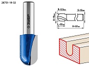 ЗУБР 19x32мм, радиус 9.5мм, фреза пазовая галтельная28751-19-32