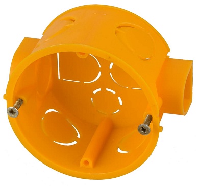 СВЕТОЗАР 68х40мм подштукатурный монтаж круглая, Установочная коробка (SV-54903)SV-54903