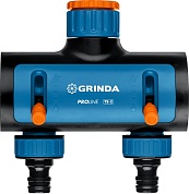 GRINDA TS-2, двухканальный 3/4″-1″ с внутренней резьбой, соединитель с внешней резьбой 3/4″ - 1, поливочный распределитель, PROLine (8-426312)8-426312_z02