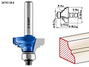 Кромочная калевочная фреза ЗУБР Профессионал №3, 28.6x12.7 мм, радиус 4 мм28703-28.6
