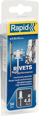 RAPID 4.8х10 мм, 50 шт, Алюминиевая заклепка (5000387)5000387