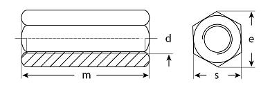 ЗУБР DIN 6334 M12, переходная гайка, цинк, 5 кг (303750-12)303750-12