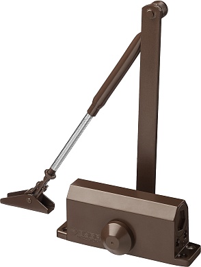 ЗУБР до 80 кг, цвет коричневый, дверной доводчик, Профессионал (37912-80)37912-80