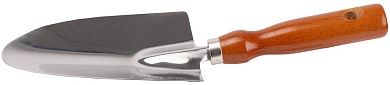 GRINDA 290 мм, широкий, нержавеющая сталь, деревянная ручка, посадочный совок (8-421111)8-421111_z01