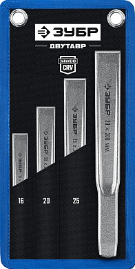 ЗУБР 4 шт, Набор слесарных зубил по металлу, Профессионал (2104-H4)2104-H4