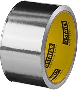 STAYER ProTape 50 мм х 10 м до 120 °С, Алюминиевая лента самоклеящаяся, PROFESSIONAL (12268-50-10)12268-50-10