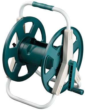 RACO для шлангов 60м х 1/2″, на подставке, стальные опоры, пластиковый барабан, катушка для шлангов (4260-55/586)4260-55/586