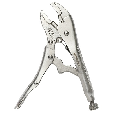 Клещи фиксирующие с изогнутыми зажимами 300мм CR-V проф WP231060 WORKPROWP231060