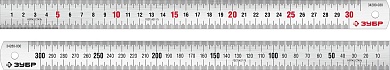 ЗУБР Про-30, длина 0,30 м, Усиленная нержавеющая линейка (34280-030)34280-030