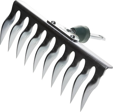 RACO 260 мм, 10 витых зубцов, оцинкованные, Садовые грабли (4230-53846)4230-53846
