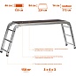 СИБИН РП-36 3х6х3 ступени, алюминиевые, складные, с фиксированной площадкой, рабочие подмости (38843)