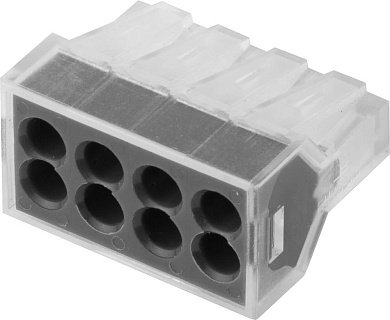 СВЕТОЗАР 400В 24А 0,75-2,5мм2 2шт 8-ми Соединительнаяпроводная клемма (49170-8)49170-8