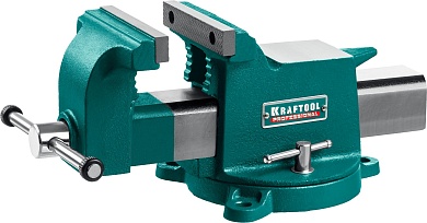 KRAFTOOL STEEL, 125 мм, Стальные слесарные тиски (32701-125)32701-125