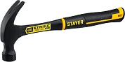 STAYER Strike 450 г, Цельнометаллический столярный молоток-гвоздодёр (2025-450)2025-450