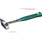 KRAFTOOL Thor 500 г, Цельнокованый слесарный молоток (20070-05)
