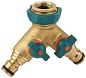RACO Profi-Plus 1/2″ x 3/4″, двухканальный, с внутренней резьбой из латуни с TPR, Поливочный распределитель (4244-55132B)