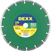DEXX MULTI UNIVERSAL 230 мм (22.2 мм, 7х2.4 мм), алмазный диск (36701-230)36701-230_z01