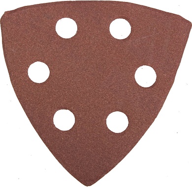 Треугольник шлифовальный универсальный STAYER ″MASTER″ на велкро основе, 6 отверстий, Р320, 93х93х93мм, 5шт35460-320