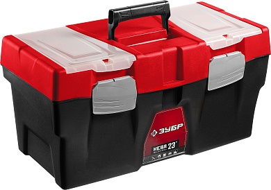 ЗУБР НЕВА-23, 585 х 295 х 295 мм, (23″), Пластиковый ящик для инструментов (38323-23)38323-23