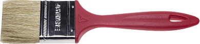 STAYER UNIVERSAL-EURO 63 мм, 2,5″ светлая натуральная щетина, пластмассовая ручка, Плоская кисть (0108-63)0108-63