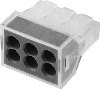 СВЕТОЗАР 400В 24А 0,75-2,5мм2 2шт 6-ти Соединительнаяпроводная клемма (49170-6)49170-6 СВЕТОЗАР 400В 24А 0,75-2,5мм2 2шт 6-ти Соединительнаяпроводная клемма (49170-6)49170-6